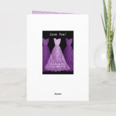 Robe violette demoiselle d'honneur Mariage Merci R (Dos)