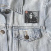 Robert Babnic Vierkante Button 5,1 Cm (In situ)
