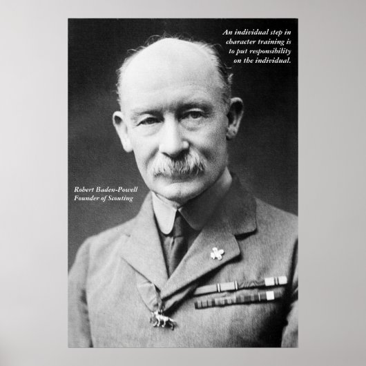Robert Baden-Powell Poster (Voorkant)