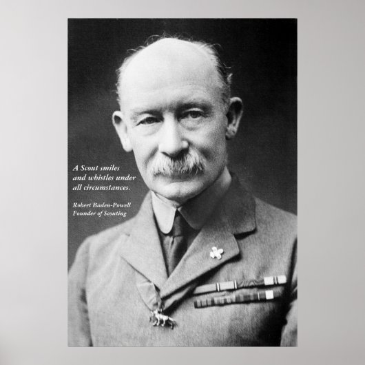 Robert Baden-Powell Poster (Voorkant)