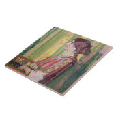 Robert Bevan, c.1913 (olie op doek) Tegeltje (Zijkant)