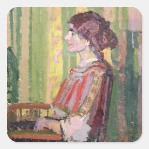Robert Bevan, c.1913 (olie op doek) Vierkante Sticker