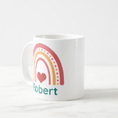 Robert Boho Rainbow Koffiemok (Voorkant links)