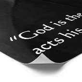Robert Browning God Perfecte Dichter Quote Poster (Hoek)