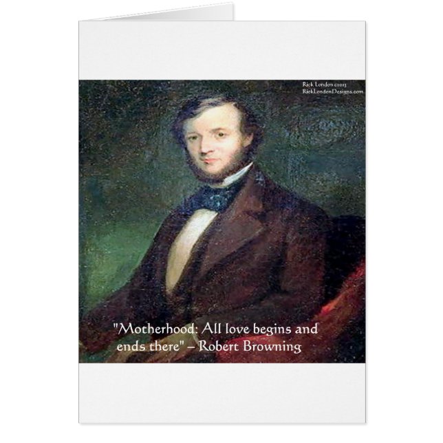 Robert Browning Moederdag Citaat (Voorkant)