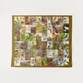 Robert Bruce Horsfall Birds Collage Wandkleed (Voorkant (horizontaal))