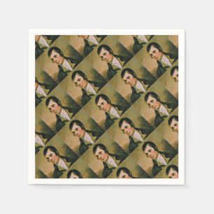 Robert Burn, die Burn's avond viert Servetten