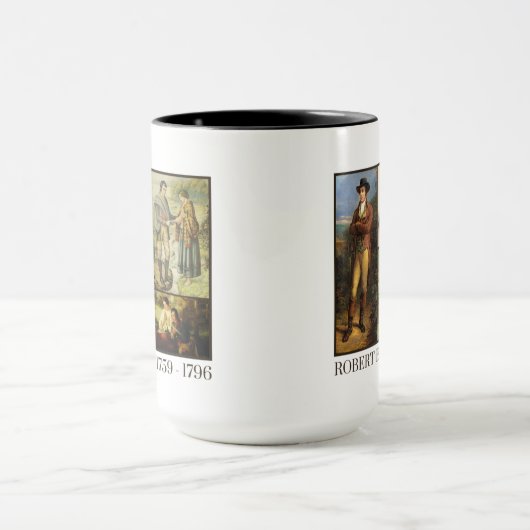Robert Burns 1759 - 1796 Mug (Centre)