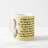 Robert Burns A Man is een Man voor a’ dat Koffiemok (Voorkant links)