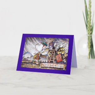 Robert Burns à une carte de poésie de souris