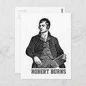 Robert Burns Briefkaart (Voorkant / Achterkant)