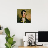 Robert Burns & Célèbre Citation de Soupçon Affiche (Bureau à domicile)