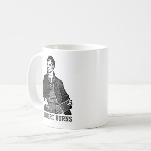 Robert Burns Coffee Mug (Devant gauche)