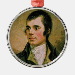Robert Burns, die Burn's avond vieren Metalen Ornament