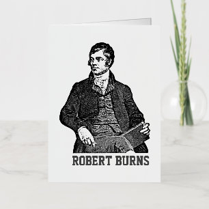Robert Burns Folie Wenskaart