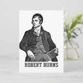Robert Burns Kaart (Staand voorkant)