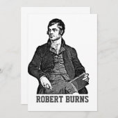 Robert Burns Kaart (Voorkant / Achterkant)
