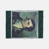Robert Burns "Man's Inhumanity" Vliesdeken Fleece Deken (Voorkant (Horizontaal))