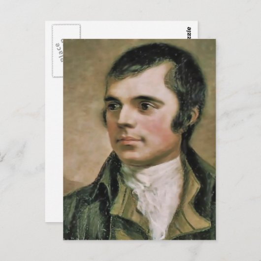 Robert Burns Portrait Briefkaart (Voorkant / Achterkant)