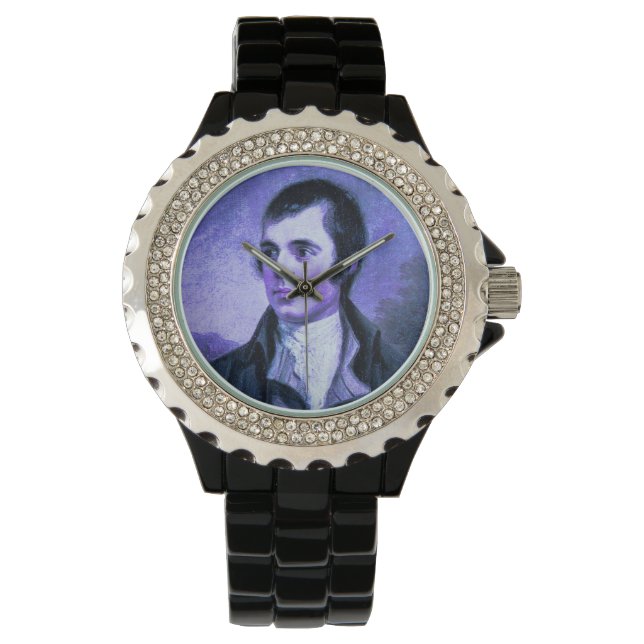 Robert Burns Portrait Watch Horloge (Voorkant)