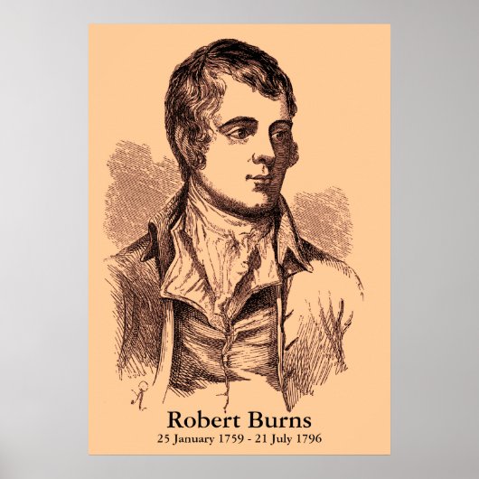 Robert Burns Poster (Voorkant)