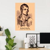 Robert Burns Poster (Thuiskantoor)