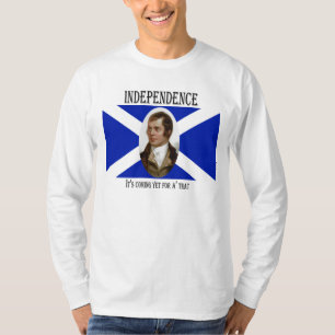 Robert Burns Scottish Independence Flag T-Shirt