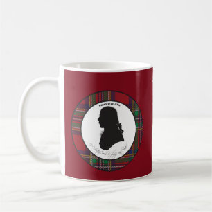Robert Burns silhouette mok