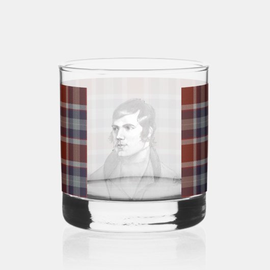 Robert Burns Tartan Whisky Glass Whisky Glas (Voorkant)