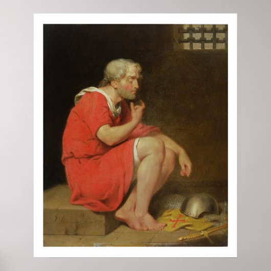 Robert (c.1054-1134) Duke of Normandy in de gevang Poster (Voorkant)