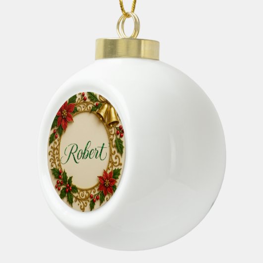 Robert Christmas Ornament – Personalized Keepsake (Rechts)