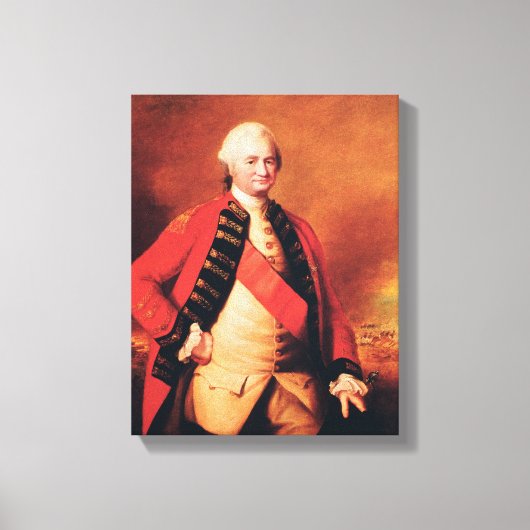 Robert Clive 1st Baron Clive, c.1773 Canvas Afdruk (Voorkant)