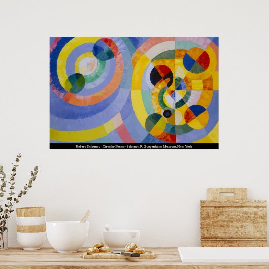 Robert Delaunay - Circular Forms Poster (Keuken)