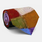 Robert Delaunay Claasical Abstract Art Painting Stropdas (Opgerold)