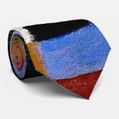 Robert Delaunay Claasical Abstract Art Painting Stropdas (Opgerold)