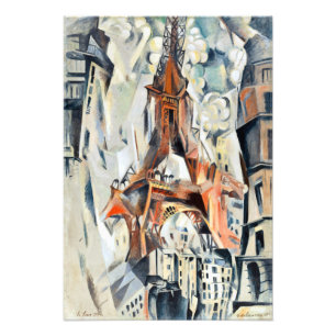 Robert Delaunay Eiffel Tower Foto Afdruk
