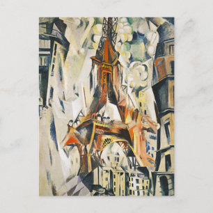 Robert Delaunay Eiffel Tower Postcard Briefkaart