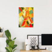 Robert Delaunay Eiffel Tower Poster (Thuiskantoor)