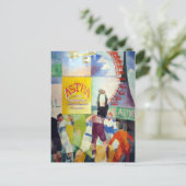 Robert Delaunay Het Cardiff-team Briefkaart (Staand voorkant)