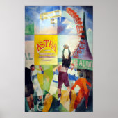 Robert Delaunay Het Cardiff-team Poster (Voorkant)