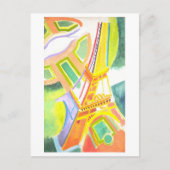 Robert Delauney Eiffeltoren Schilderij Briefkaart (Voorkant)