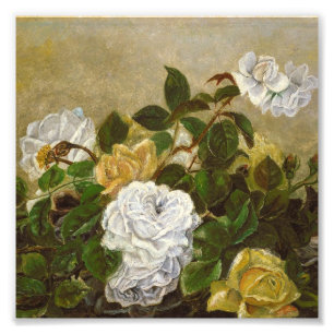 Robert Duncanson leeft nog steeds met Rozen Foto Afdruk