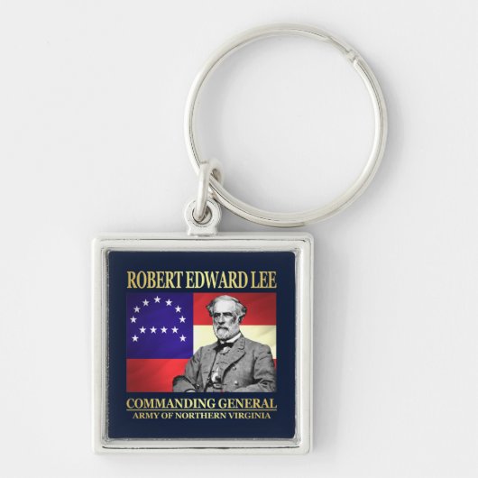 Robert E. Lee (bevelhebber-generaal) Sleutelhanger (Voorkant)