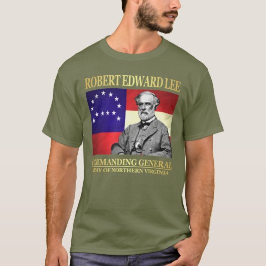 Robert E. Lee (bevelhebber-generaal) T-shirt (Voorkant)