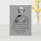 Robert E. Lee en ik citeer Kaart (Gele Bloem)