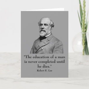 Robert E. Lee en ik citeer Kaart