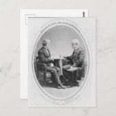 Robert E. Lee en Joseph E. Johnston Briefkaart (Voorkant / Achterkant)