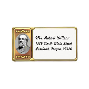 Robert E. Lee Étiquette de adresse