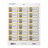 Robert E. Lee Étiquette de adresse (Feuille entière)