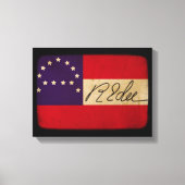 Robert E Lee Headquarters Flag Print (Voorkant)